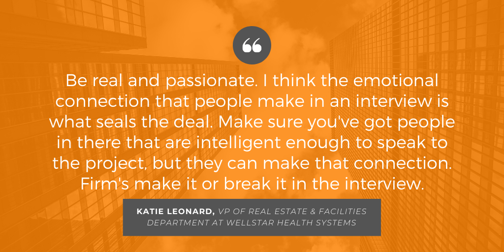AEC Marketing | Breaking Down the Healthcare Market: What Owners Look For in AEC Partners, with Katie Leonard of Wellstar Health System